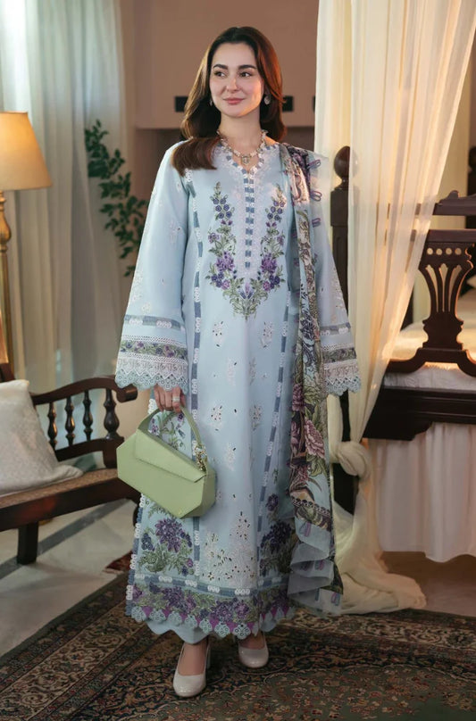 Jade - 3PC Lawn ChickenKari Embroidered Suit - BFA0018
