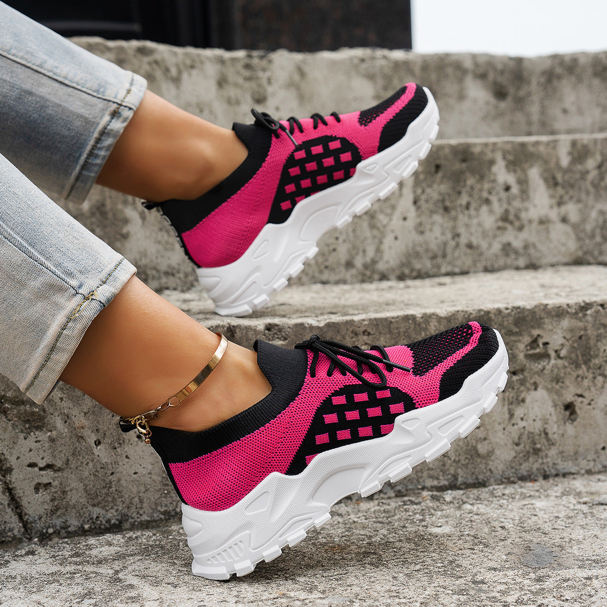 Fashion All-match Sneaker Platform Casual Casual And Comfortable